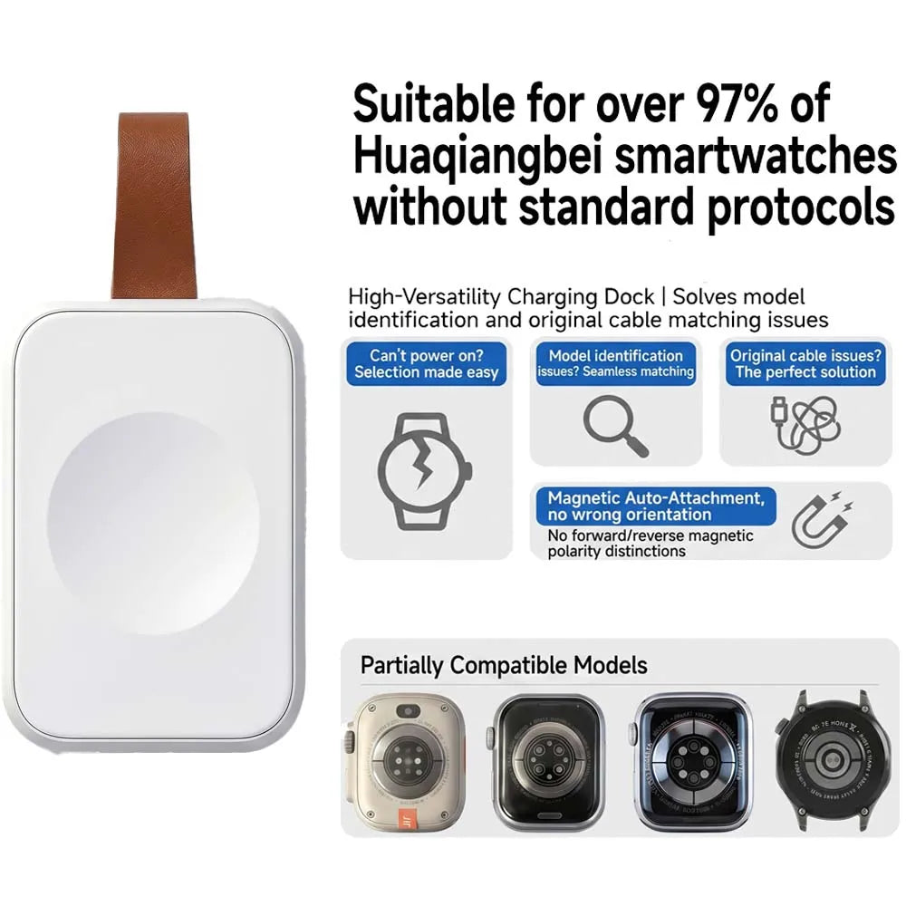 Magnetic Smartwatch Charger – GS Ultra8, GS8, DT & HW Series Smartwatch Charger Cable Oasis Select