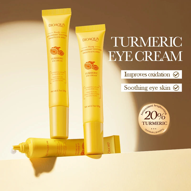 BIOAQUA Turmeric Skin Care Set – Serum, Moisturizer & Eye Cream Skin Care Kit Oasis Select