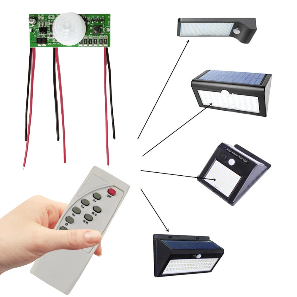 Solar Street Light Controller Module – PIR Sensor & Remote Control Solar Light Controller Oasis Select france