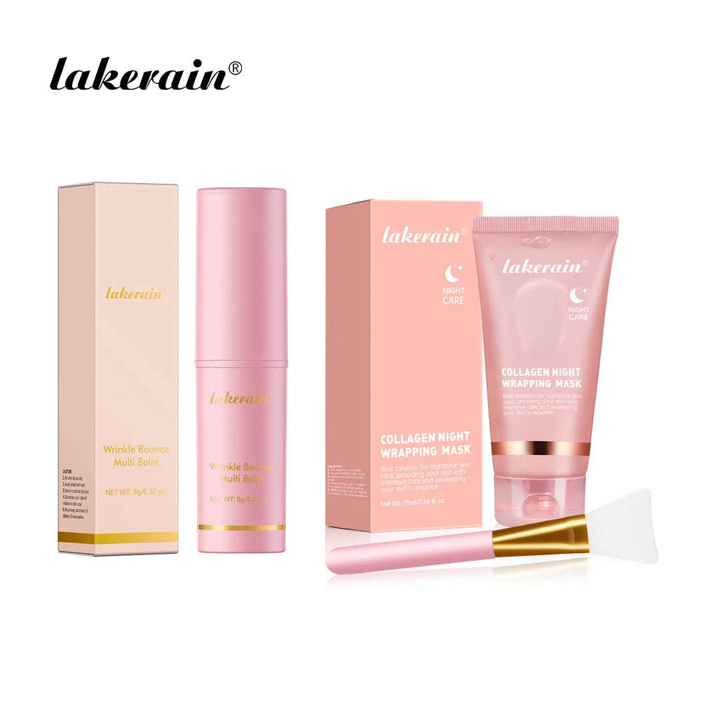 Collagen Wrapping Peel-off Mask Rejuvenation Moisturizing Brightening Korean Face Mask Make Glowy Skin Elasticity Facial Mask Oasis Select Set 2