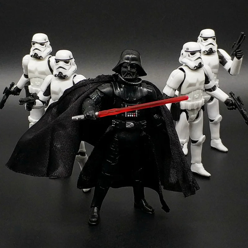 In The Inventory War White Soldiers Black Soldiers Commander Toy Models Black Knights Soldiers Clones Mobile Dolls Ornaments Oasis Select