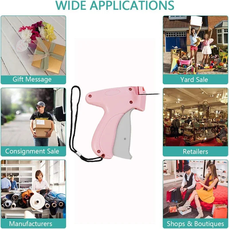 Garment Label Gun Quilt Holder Hangtag Gun Soft Silicone Pinless Snap Single Needle Sewing Gun Non-Tracking Sheet Anti-slip Tool Oasis Select