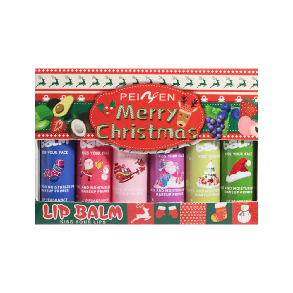 Color Changing Fruit Flavored Lip Balm Set, Anti Chapping Lip Mmoisturizers,6 Pack Natural Lip Balm Bulk Long Lasting Lip Care Oasis Select 6pcs