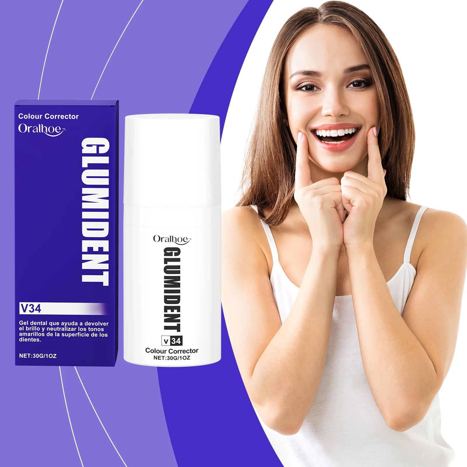 Purple Cleansing Whitening Toothpaste Remove Stains Teeth Cleansing Refreshing Oral Clean Care Improve Smell Fresh Breath 30g Oasis Select