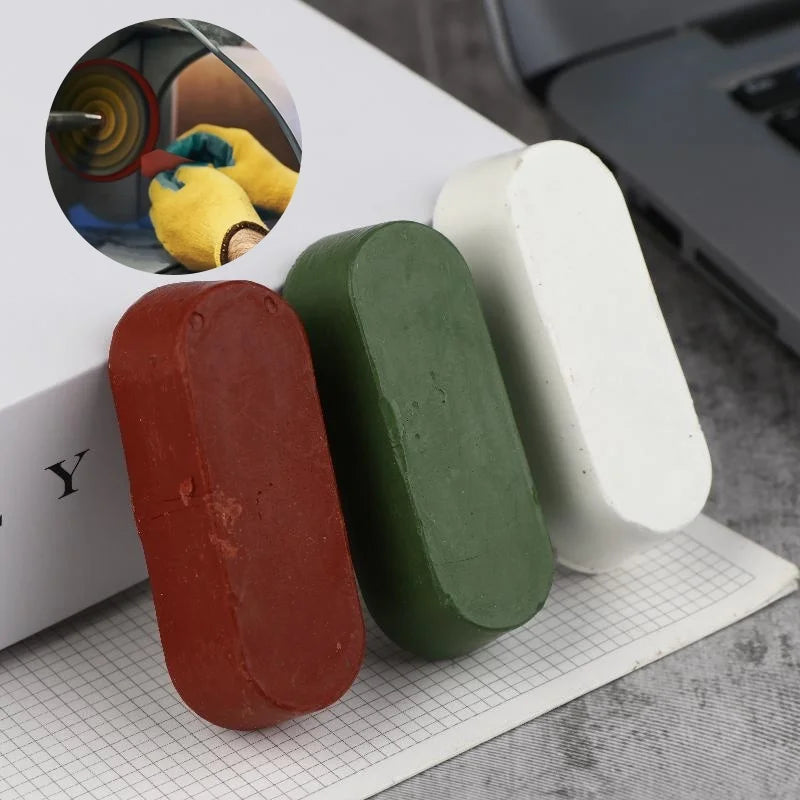 3Pcs Metal Polishing Compound Kit Alumina Abrasive Polishing Paste Buffing Compound Metal Knife Grinding Paste Oasis Select Default Title