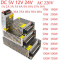 500W Switching Power Supply 12V 220V AC TO DC 5V Power Supply 24V 220V 2A 3A 5A 10A 20A 30A 50A Transformer For LED Strip Light Oasis Select AC 110V-220V 24V Power Supply 12A
