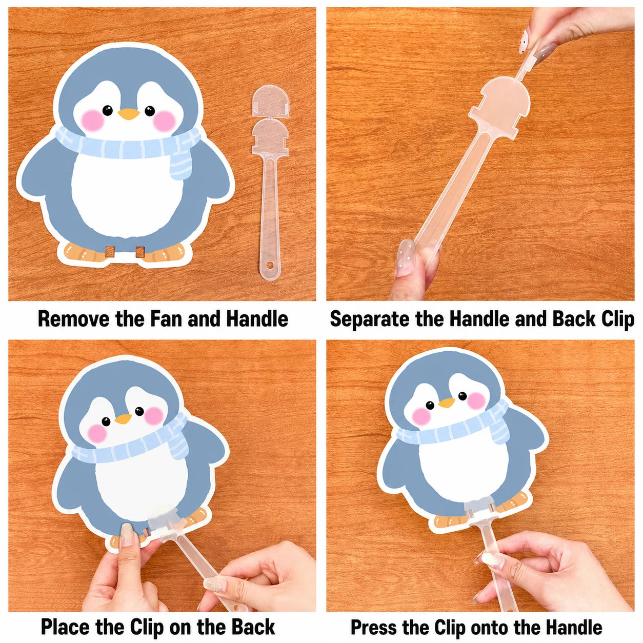 Animal Shaped Fan Dirt-Resistant Polar Animal Fan Portable Handheld Fan Portable For Office Cooling Campus Study Friends Oasis Select