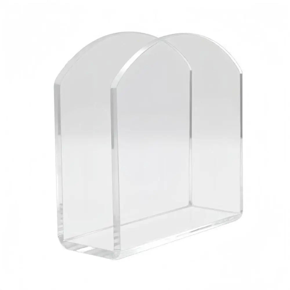 Transparent Acrylic Napkin Holder Vertical Holder Napkin Storage Napkin Organizer Freestanding U Shaped Tissue Box Dispenser Oasis Select