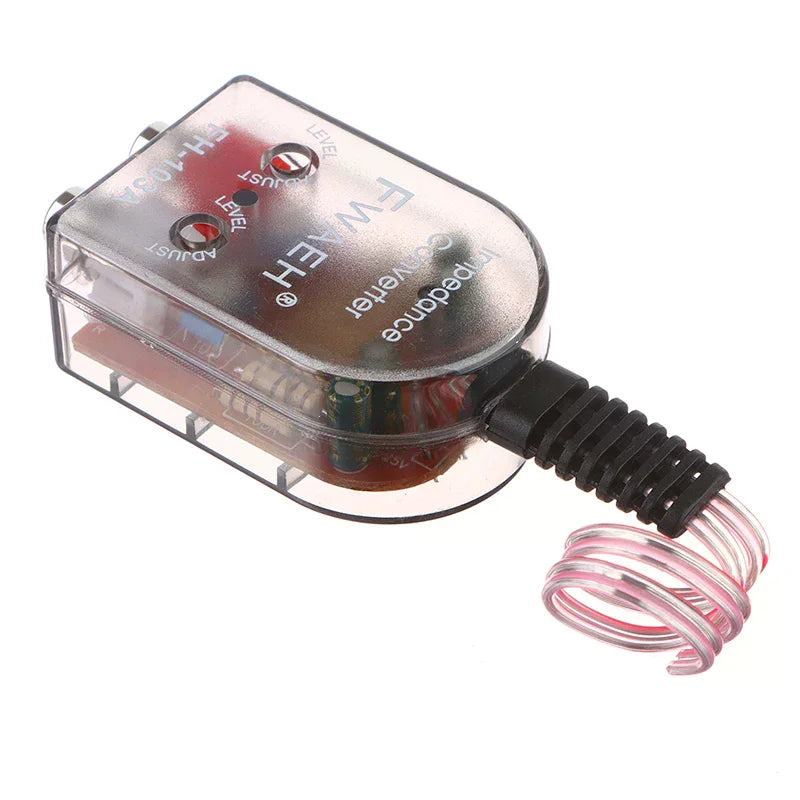 High Level Speaker Signal To Low Level RCA Adapter Car Audio High To Low Subwoofer Converter Oasis Select