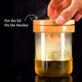 Bar Cocktail Smoker Kit Whiskey Wooden Smoked Wood Hood Smoker For Drinks Kitchen Bar Accessories Tools Smoker Strainer Oasis Select Default Title