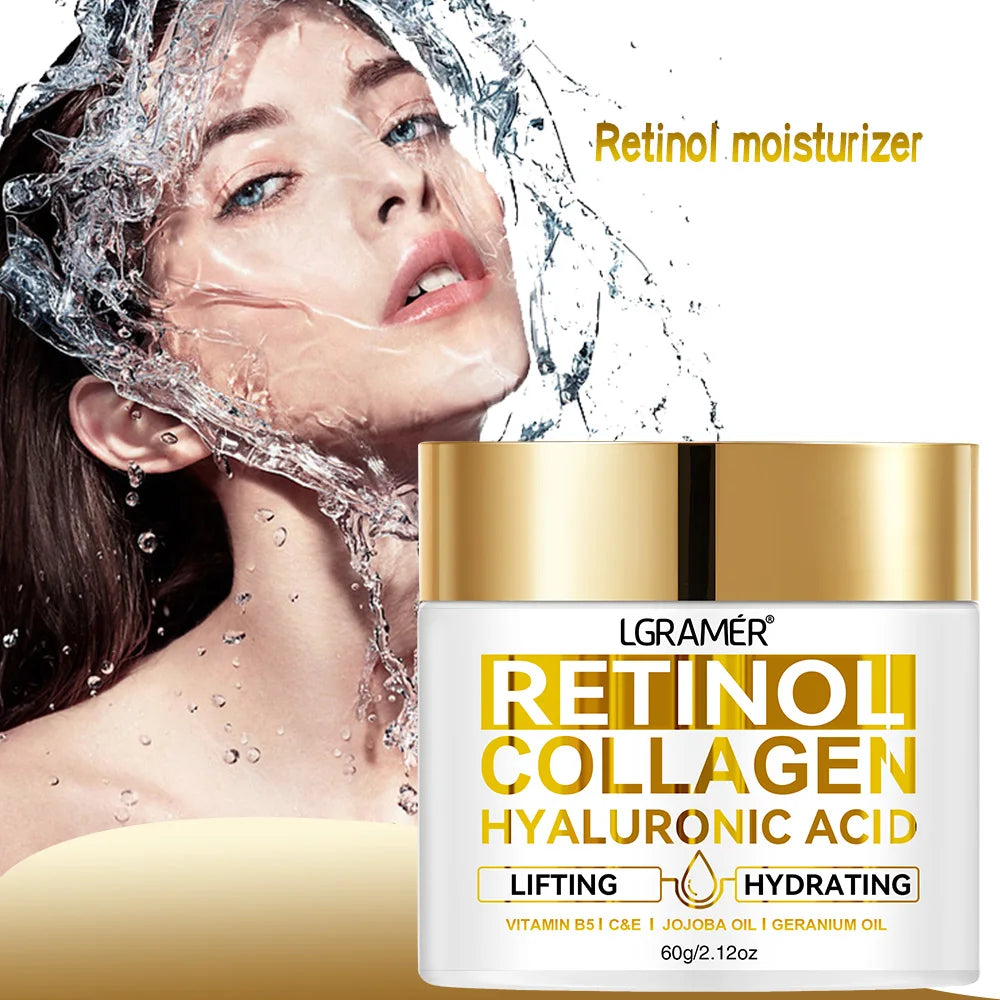 Retinol Anti Aging Face Cream Moisturizing Wrinkle Remover Collagen Hyaluronic Acid Creams Skin Care Cosmetic 30&60ML Oasis Select