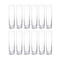 12 Pieces Glass Cylinder Vase, Clear Small Flower Vase, Home Decoration Vase, Party Decoration Vase, Suitable for Wedding Oasis Select 12pcs