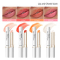 Lip And Cheek Stain pH Activated Formula Long Lasting Hydrating Deep Moisturizing Botanical Natural Color Change Lips Care Oasis Select 4Colors 1set