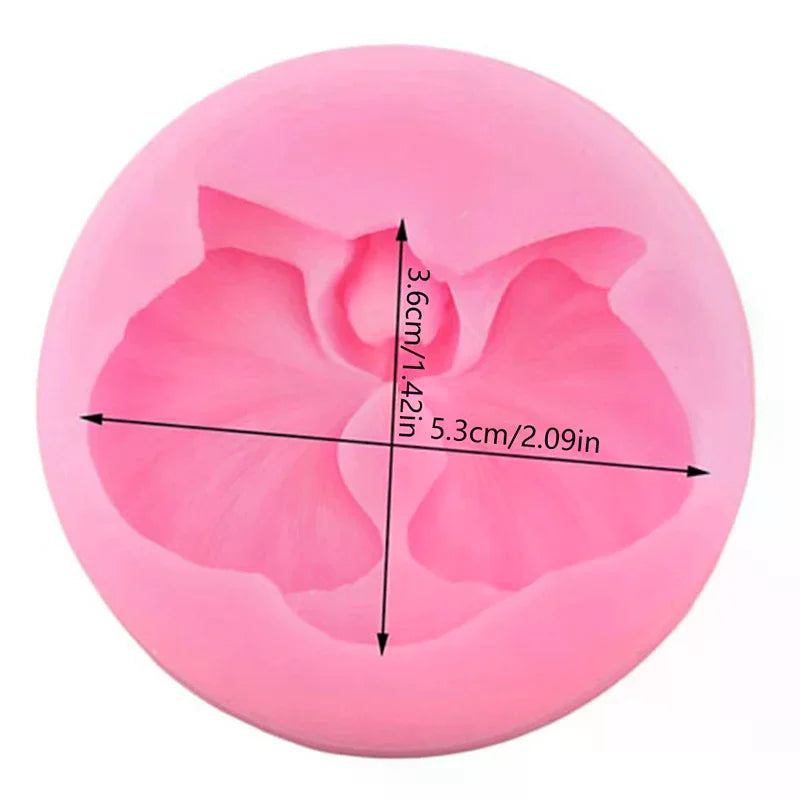 Orchid Silicone Mold for Candy Clay Chocolate Fondant DIY Cake Decorating Tool Cupcake Craft Mold Oasis Select