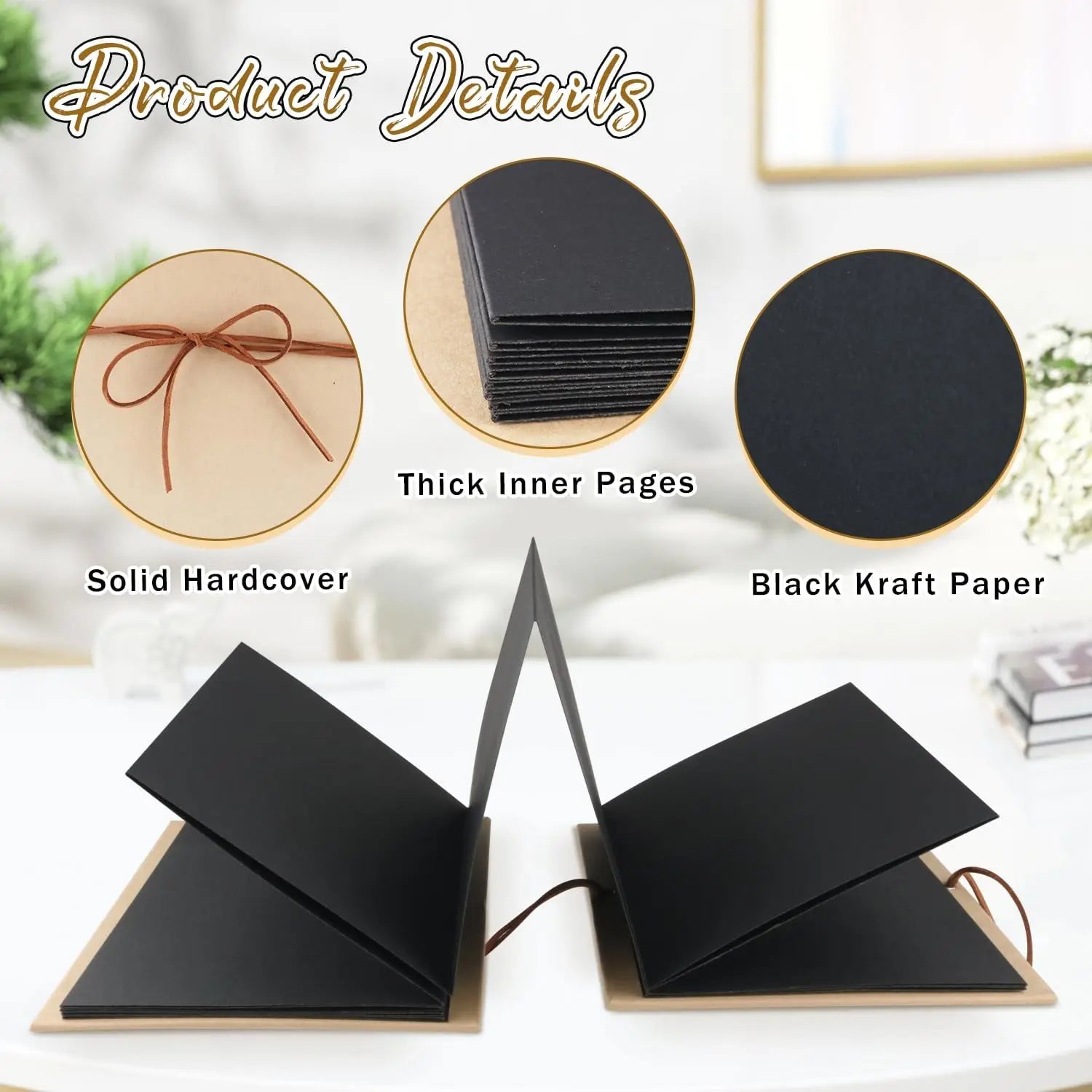 Scrapbook Album Accordion Scrapbook Fold-Out Stand-Up Display for Graduation Anniversary Memories Perfect for metallic markers Oasis Select