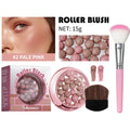 Long Lasting Roll-on Blush Shimmer Matte Finish with Brush Lightweight Glossy Texture Natural Look for Daily Face Makeup Oasis Select 02