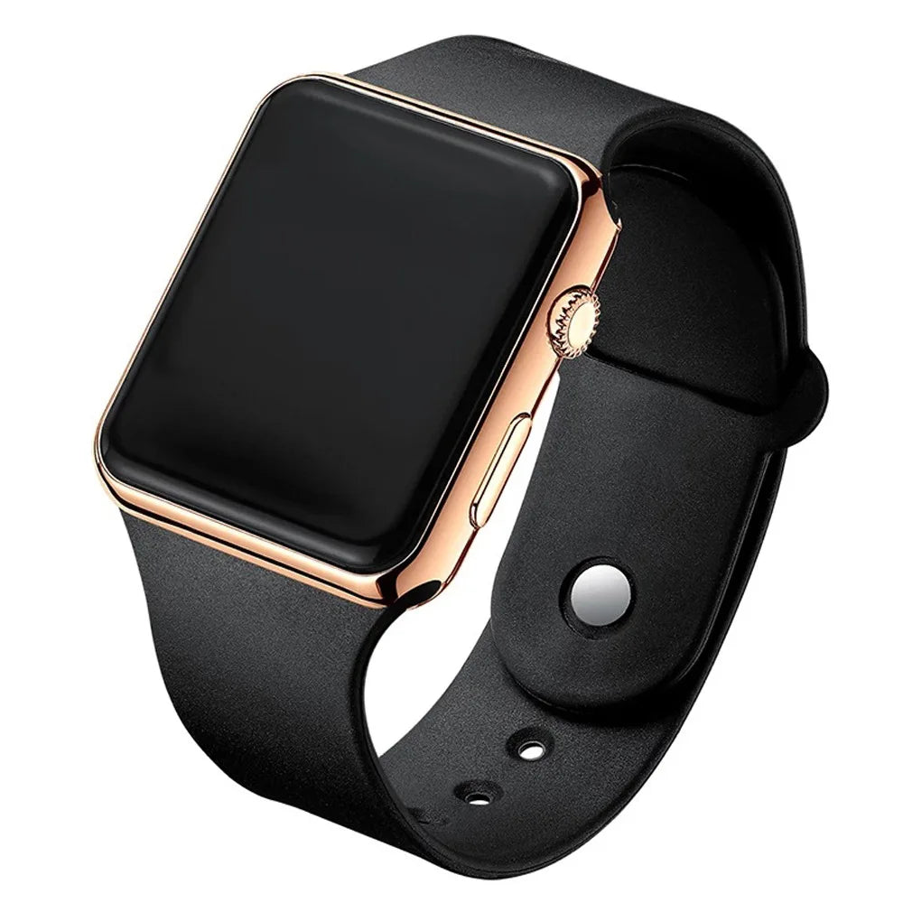 Men Sport LED Watches Men's Digital Watch Men Watch Silicone Electronic Watch Men Clock reloj hombre hodinky relogio masculino Oasis Select black rose gold
