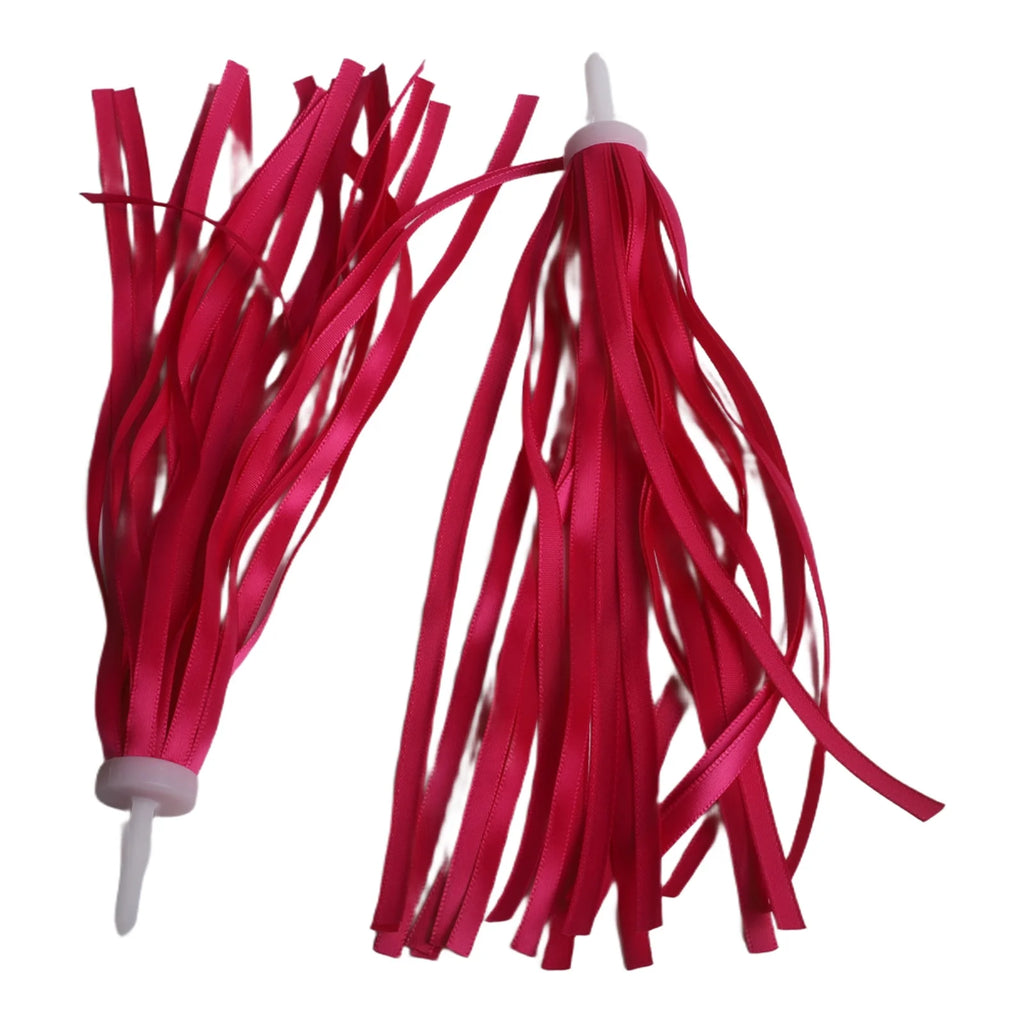 25cm Long Bicycle Handlebar Tassels Bike Handlebar Decoration Accessories Scooter Decorations Compatibility With Bikes Oasis Select red