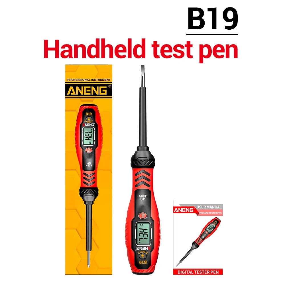 B19 Multifunctional Electrician Test Screwdriver Pencil AC Non-contact Induction Test Pen Voltage Tester Pencil Voltage Detector Oasis Select Type A