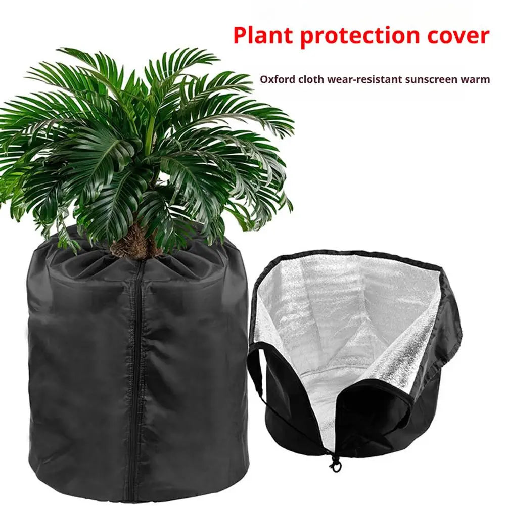 Reusable Winter Plant Frost Cover - Cold Weather Pot Jacket Breathable Bug Proof Insulation for Trees Flower Pots Shrubs Oasis Select