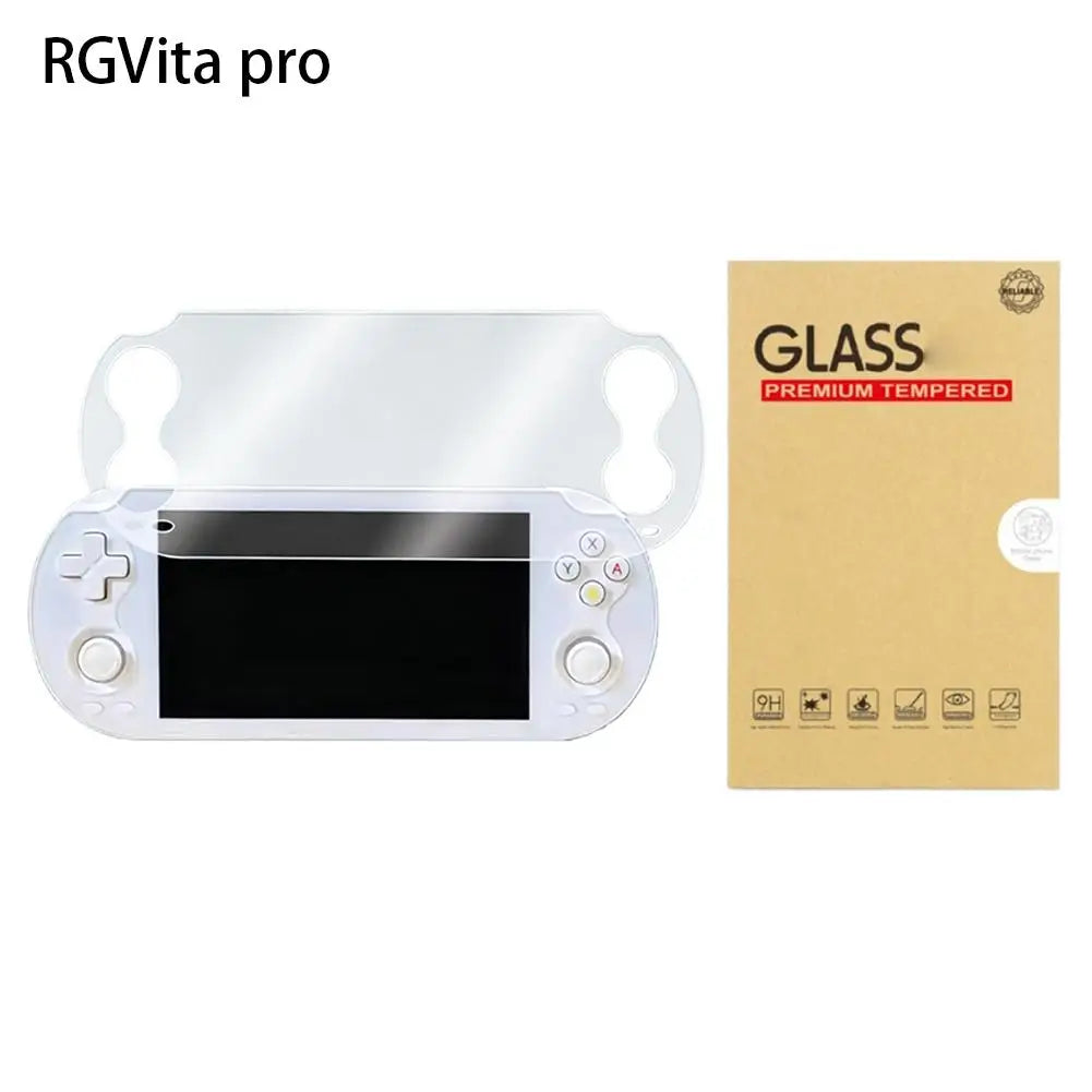 Screen Protector for Anbernic RG Vita Pro Game Console, HD Full Coverage Soft Film, Anti-Scratch Ultra Clear Screen Cover Oasis Select for RGVita Pro