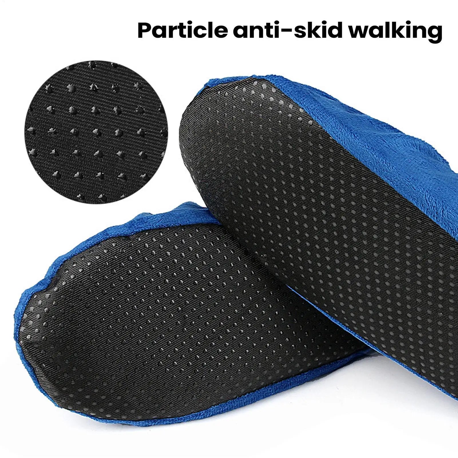 1Pair Household Shoe Covers Thick Reusable Non-slip Overshoes Indoor Keep Floor Carpet Cleaning Shoes Slippers Protector Oasis Select