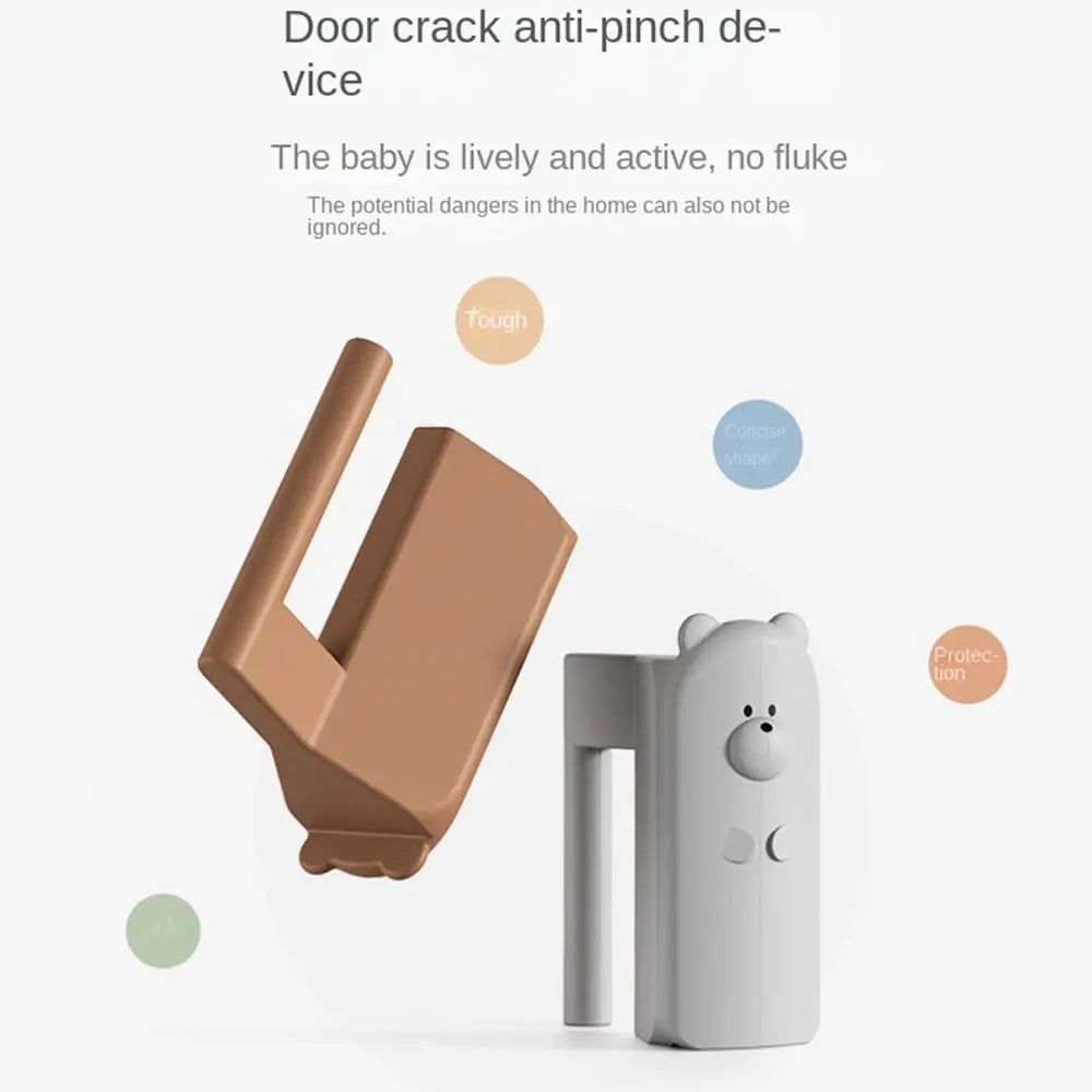 New Silicone Door Stopper Anti Pinch Hand Anti-grip Children Security Protection Easy to Install Durable Finger Protector Door Oasis Select
