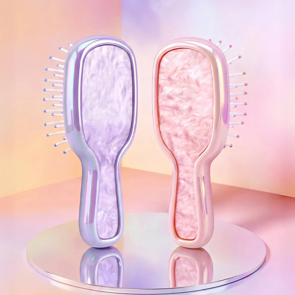 Mini Air Cushion Detangling Hair Brush – Anti-Static Massager Air Cushion Hair Brush Oasis Select