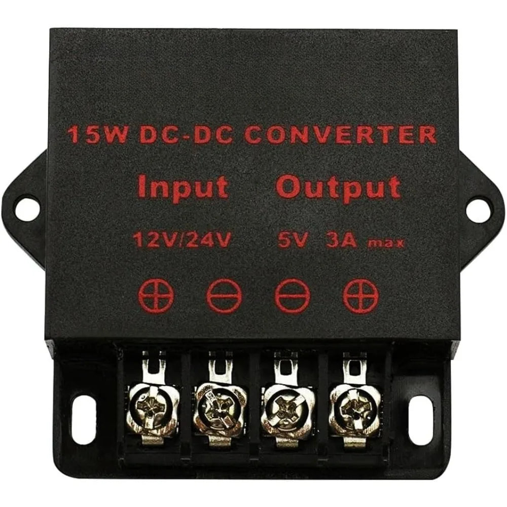 DC/DC Converter 12V 24V Step Down To 5V Regulator Regulated Power Supplies Transformer Converter For Car Truck RV Electronics Oasis Select