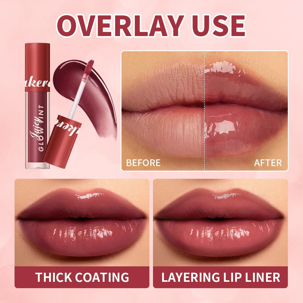 ibcccndc Mirror Lip Gloss Tint – Long-Lasting & Moisturizing Lip Gloss Oasis Select
