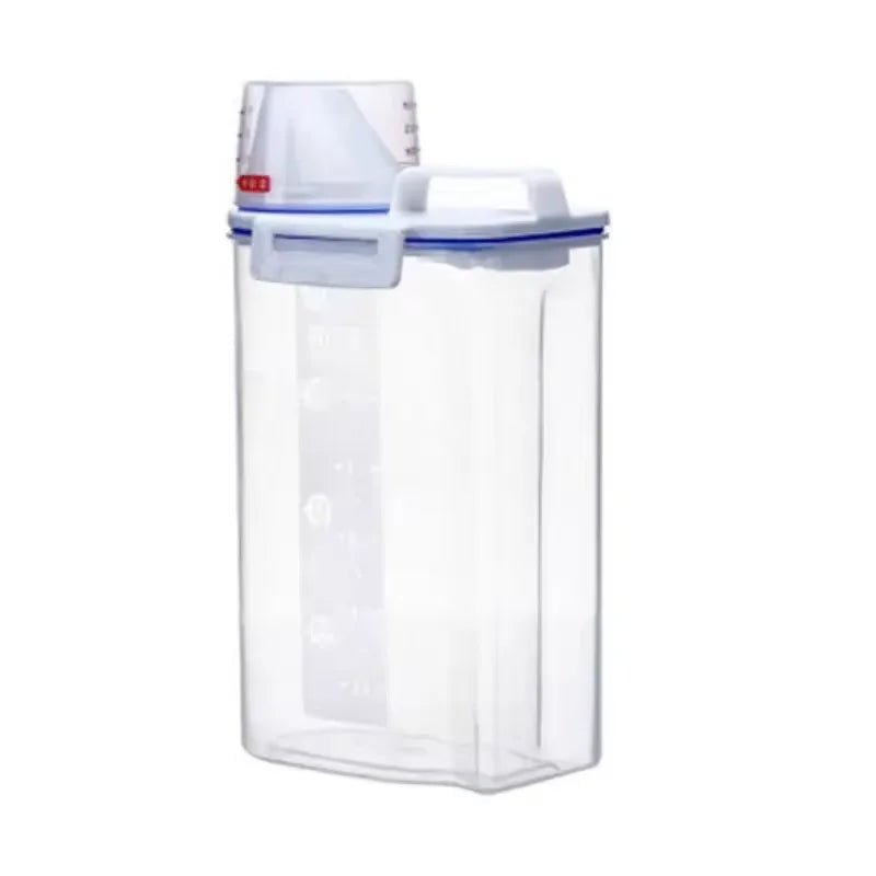 Moisture-proof Grain Jar Rice Jar Grain Storage Box Pet Food Bucket Storage Jar Sealed Bucket Filled Rice Bucket Oasis Select transparent