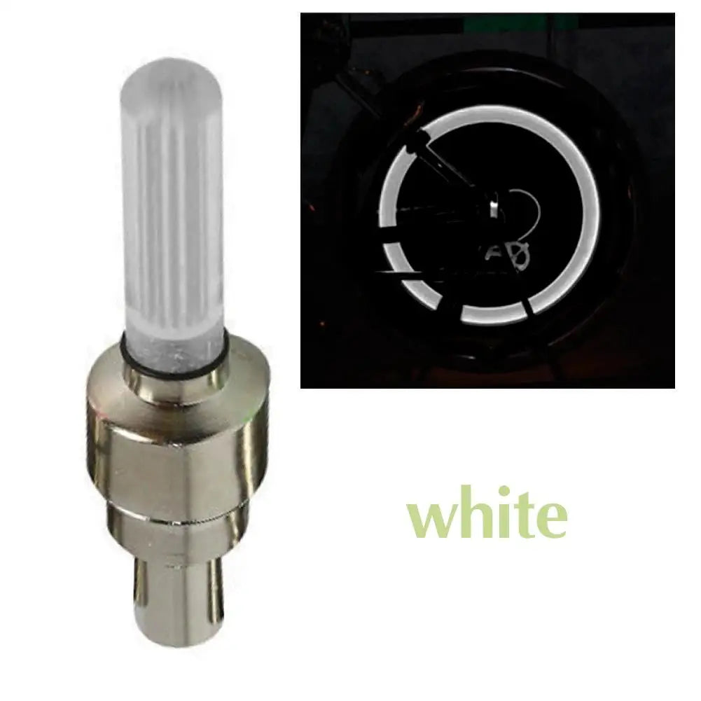 LED Bicycle Valve Light, Neon Bicycle Spoke Light, Bicycle Tire Valve Light, Night Riding Warning Light Bicycle Accessories Oasis Select E
