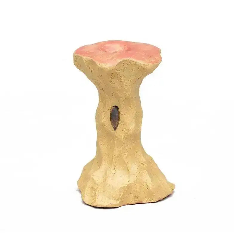 Original Ore Purple Clay Tea Pet Tea Play Apple Core Pen Holder Small Ornament Imitation Lid Drag Tea Ceremony Oasis Select green
