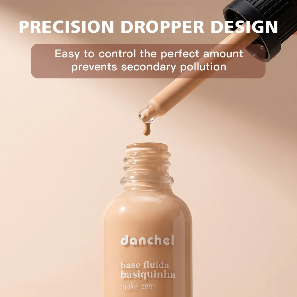 12 Colors Basic Lightweight Liquid Foundation Matte Soft Minimizes Pores Foundation Oil Control Long-Lasting Woman Makeup Oasis Select