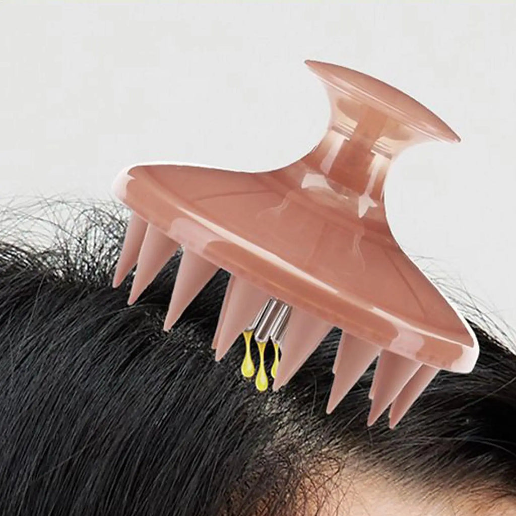 Silicone Scalp Massager Shampoo Brush Hair Stimulator Brush Bath Massage Brush Scalp Massager Hair Shower Brush Oasis Select