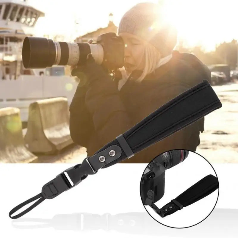 Camera Hand Strap Ajustable Quick-Release Wrist Strap Camera Wristband Comfortable Camera Strap Lightweight For Camera Oasis Select