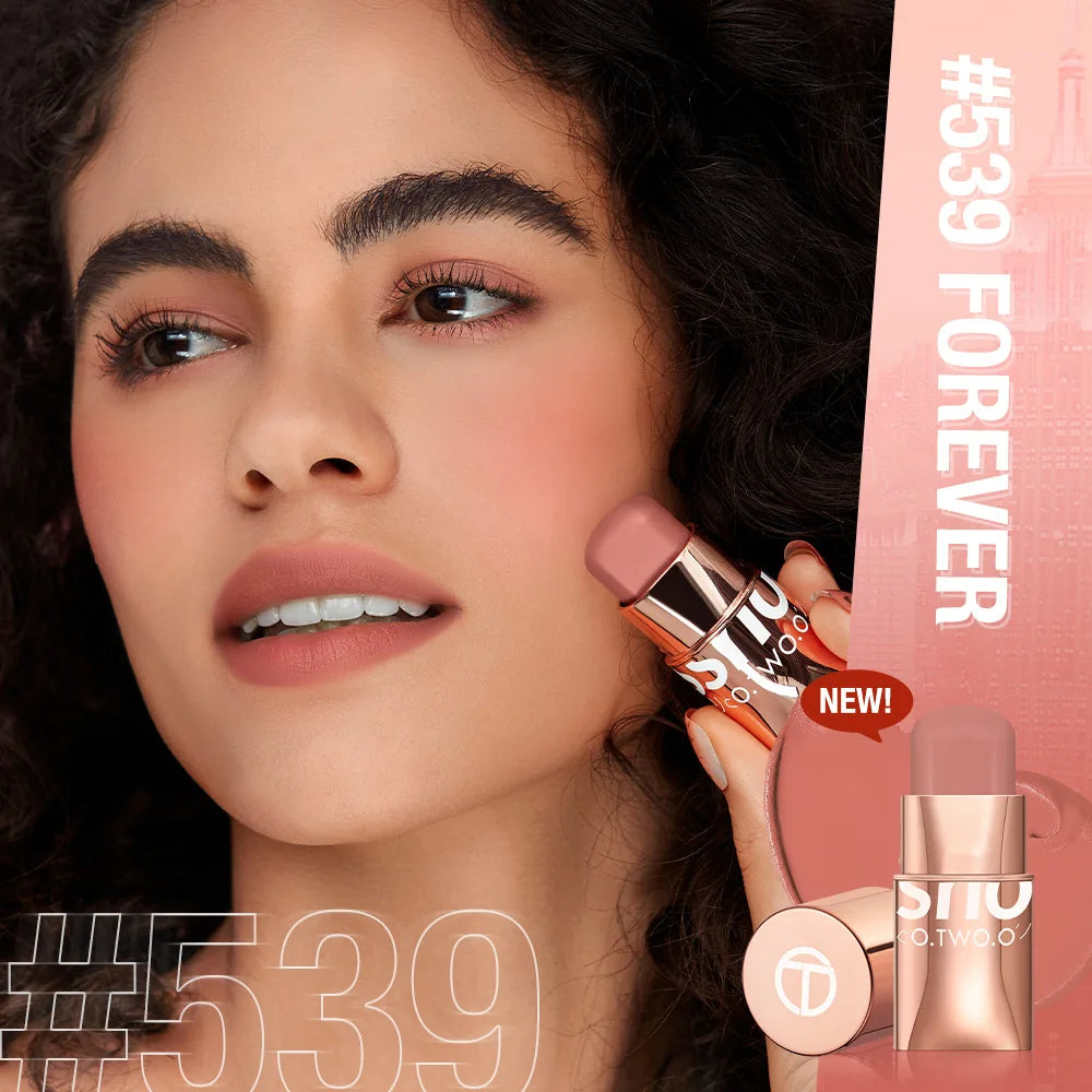 O.TWO.O 3-in-1 Cream Makeup Stick – Lips, Cheeks & Eyes