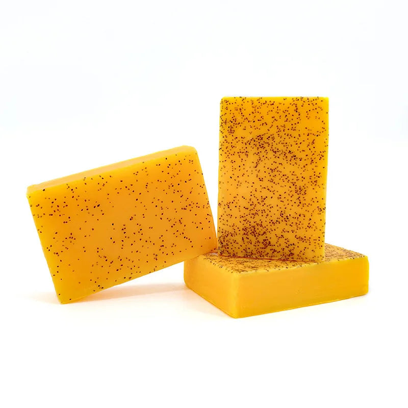 RDQCTQ 1pcs Turmeric Natural Bar Soap for Men, Lemon Kojic Acid Soap, Shower and Facial Soap -No Harsh Chemicals 100g Oasis Select