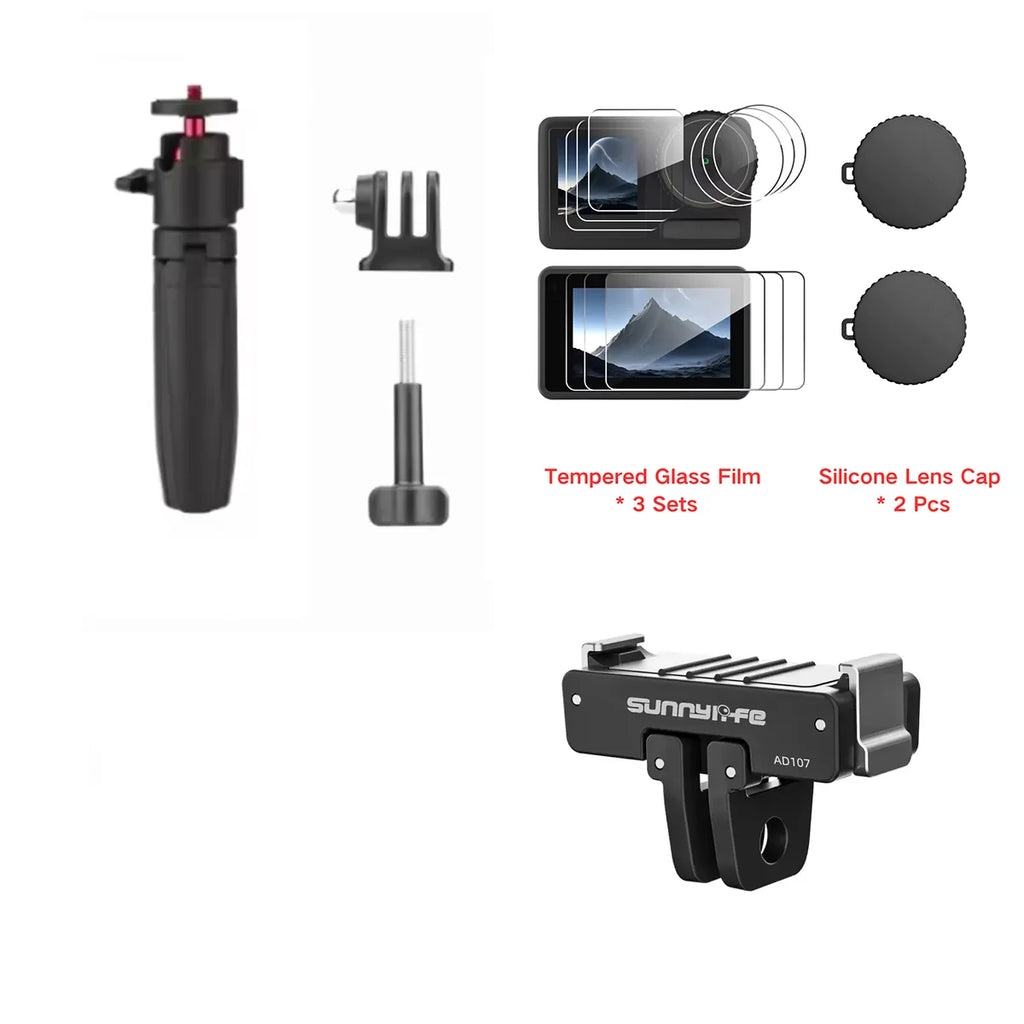 Desktop Selfie Stick & Tripod Extension Pole for DJI Action 6