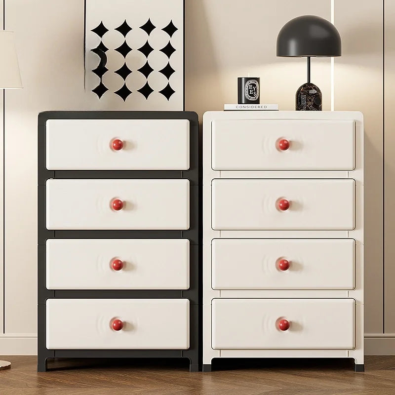 13.8 Inch Drawer Storage Cabinet,3-6 Tier with Bottom Wheels,Large Capacity Multi-Color Combos for Clothes/Snacks/Toys Oasis Select