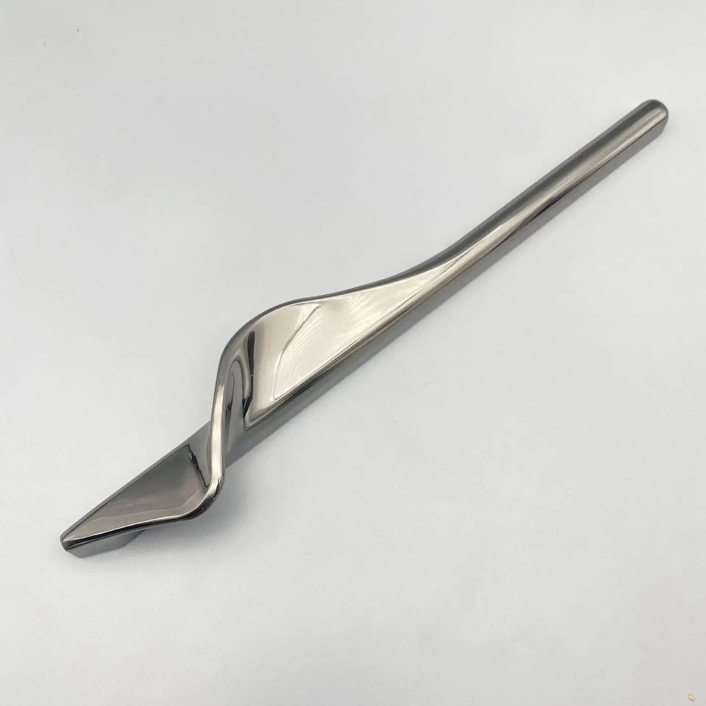 New Zinc Alloy Light Gold Gray Cabinet Door Drawer Handle Cabinet Door Handle Oasis Select 192MM pitch-black