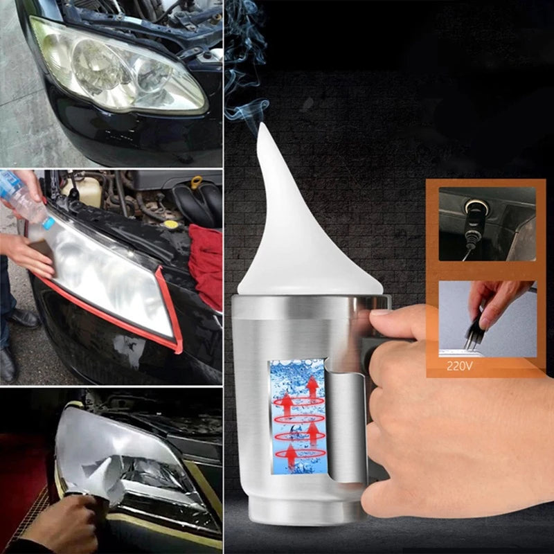 Car Headlight Restoration Kit – Polish, Deoxidize & Clarify
