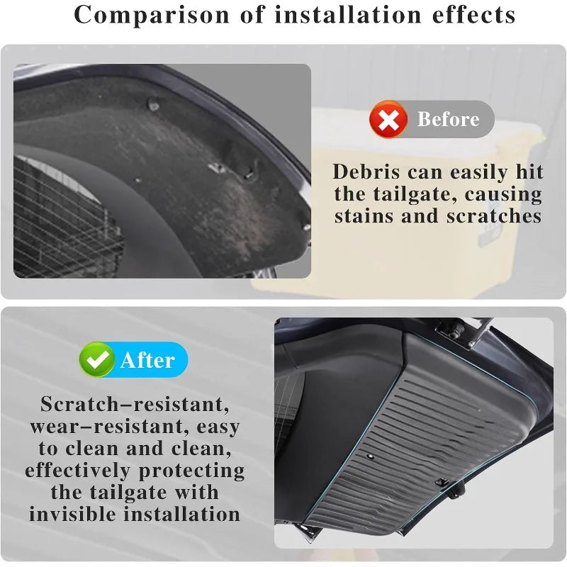 Trunk Protective Anti-dirty Pad Waterproof TPE Trunk Tailgate Guard Pad Rear Backplate Protective Pad For Tesla New Model Y/3/YL Oasis Select