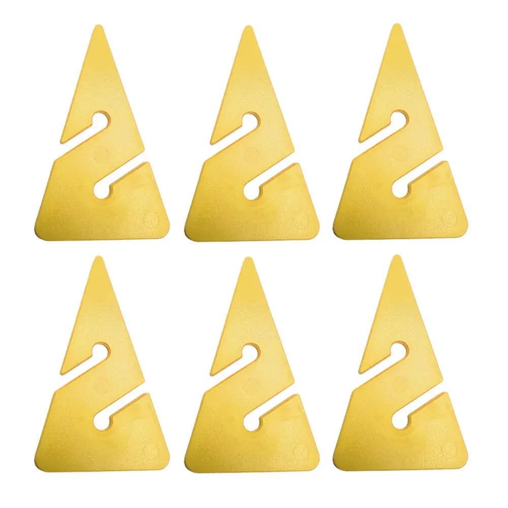 6PC Scuba Dive Cave Wreck Dive Line Arrow Markers ABS Triangle Shape guide rope indicator For Techical Cave Diving Diver Oasis Select 6 Yellow