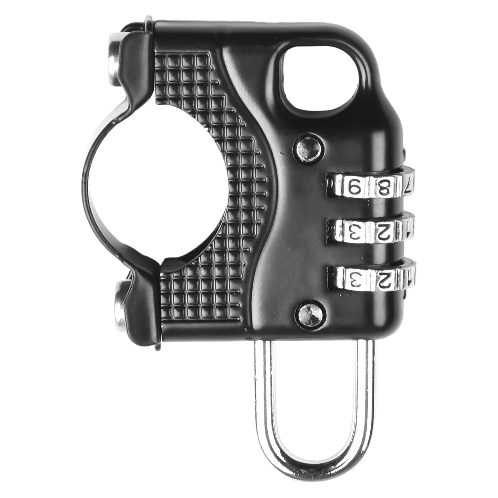 Helmet Lock 3 Digit Password Motorcycle Bicycle Lock Anti-theft Scooter Helmet Lock Parts For 2.2-2.8cm Handlebar Diameter Oasis Select