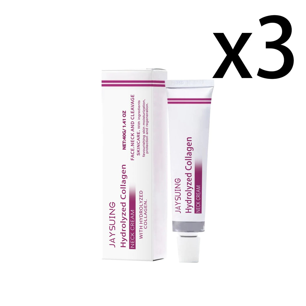 Hydrolyzed Collagen Neck Cream Firming Delaying Aging Increase Skin Elasticity Reduce Fine Lines Moisturizing Neck Care Lotion Oasis Select 3x40g 1 40g