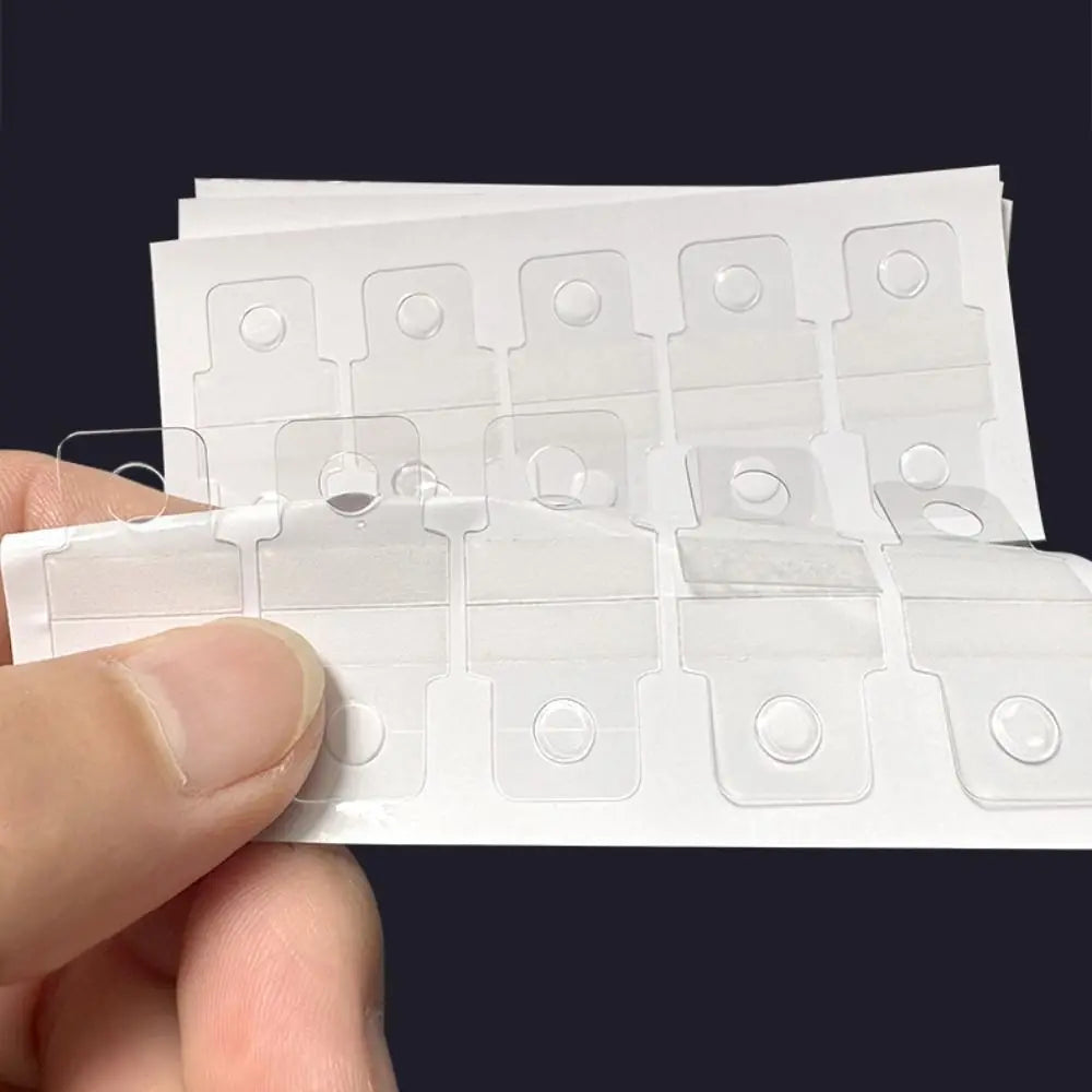 300Pcs High Quality Tear-resistant Binder Stickers PVC Multi-purpose Binder Hook Self-Adhesive Round Hole Ring Binder Stickers Oasis Select