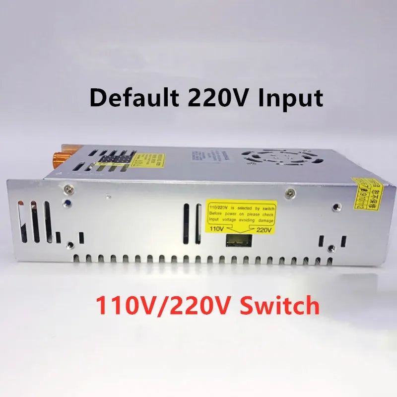 DC 5V 12V 24V 36V 48V Adjustable Switching Power Supply 60V 80V 120V 220V 480W With Digital Display Power Supply Voltage 12V 10A Oasis Select
