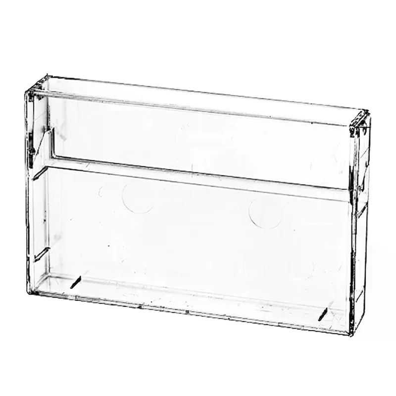 1Pc Cassette Tape Transparent Storage Box Audio Magnetic Recording Blank Tape Case Dustproof Box Oasis Select