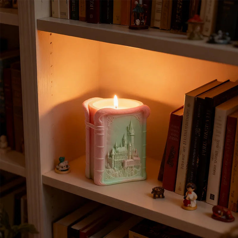 DIY Resin Mold Aromatherapy Candle Cup Silicone Mold Vase Storage Silicone Mold Magic Castle Flower Pot Plaster Cup Mold Oasis Select